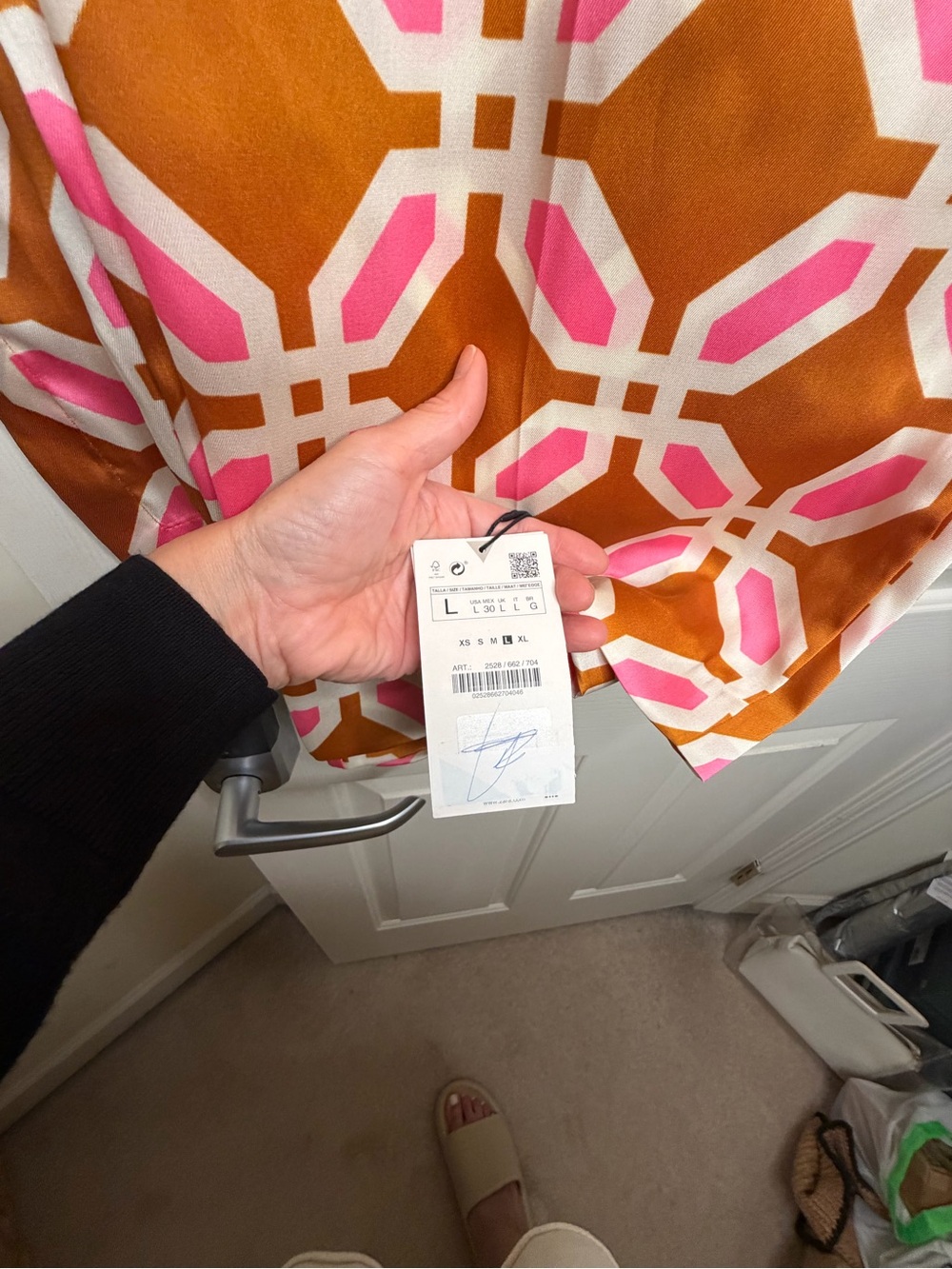 Zara 2 piece Geometric Wide-Leg *sold as set - Picture 5 of 5